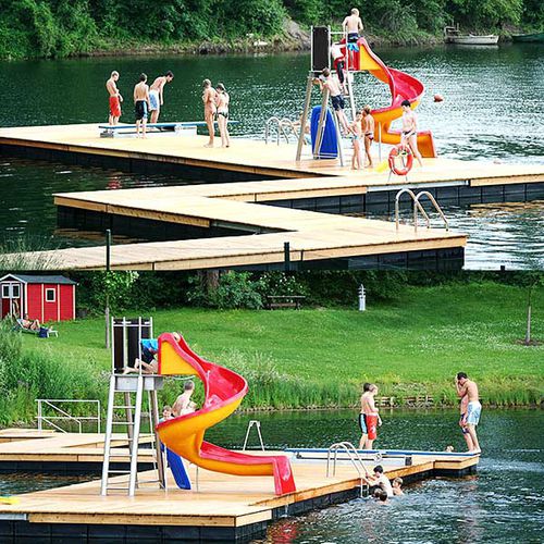 Pantalán flotante - FLEXIBLE - ORKA Steganlagen GmbH - modular / de amarre / para puerto deportivo