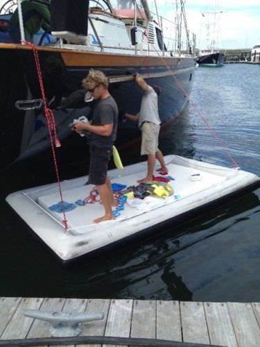 Plataforma inflable - Aere Docking Solutions - para barco