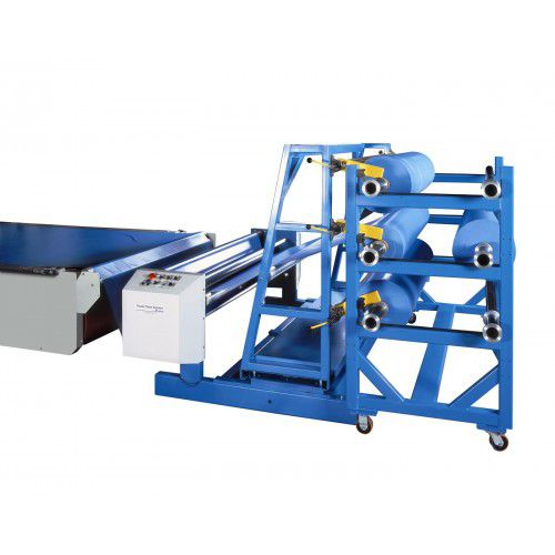 Carrusel para astillero naval - 6-roll - Eastman Machine Company - para alimentación de mesa de corte / para rollos de tela