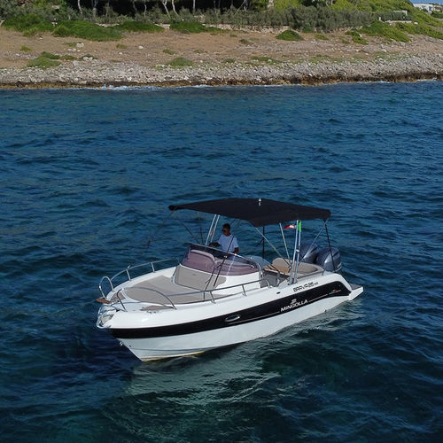 Walkaround fueraborda - BRAVA 26 WA - Mingolla Cantiere Nautico srl - con consola central / open / 10 personas máx.