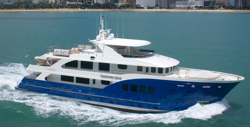 Superyate de crucero - M/Y Catalonian Spirit - Inace - con caseta de timón / de desplazamiento / de acero