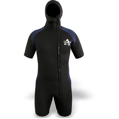 Traje húmedo de buceo - Santiago - Amaranto - de manga larga / de una pieza / shorty