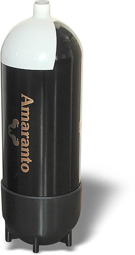 Botella de buceo oxígeno - 12 litres  - Amaranto - de acero