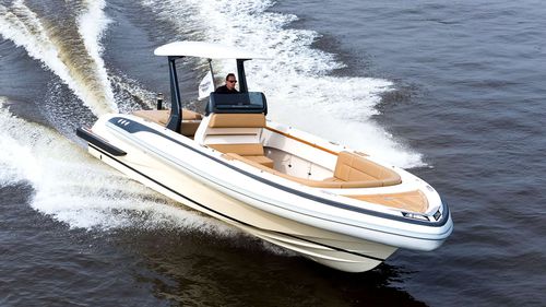 Embarcación neumática stern-drive - 9.25 M - Yachtwerft Meyer - RIB / con consola central / 12 personas máx.