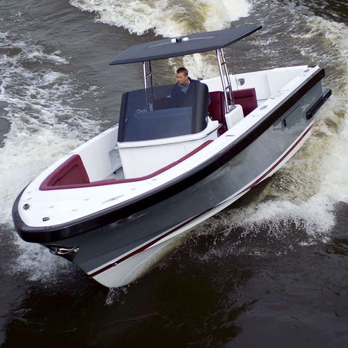 Embarcación auxiliar para yates intraborda - TT TITAN - Yachtwerft Meyer - monomotor / con consola central / open