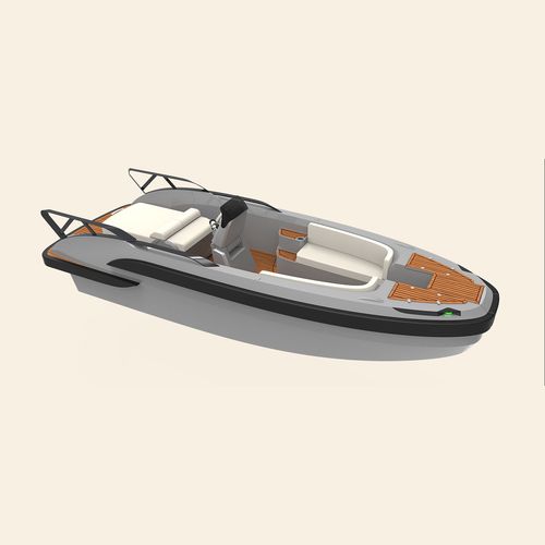 Embarcación auxiliar para yates intraborda - CC Line - Yachtwerft Meyer - monomotor / semirrígida / con consola central