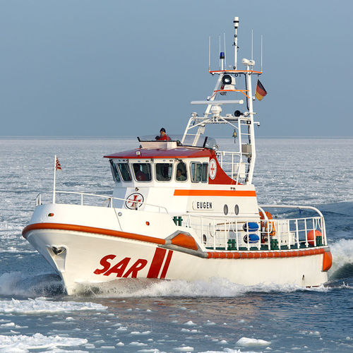 Barco profesional barco de búsqueda y rescate - Eiswette - Fassmer - intraborda / de aluminio / autodrizable