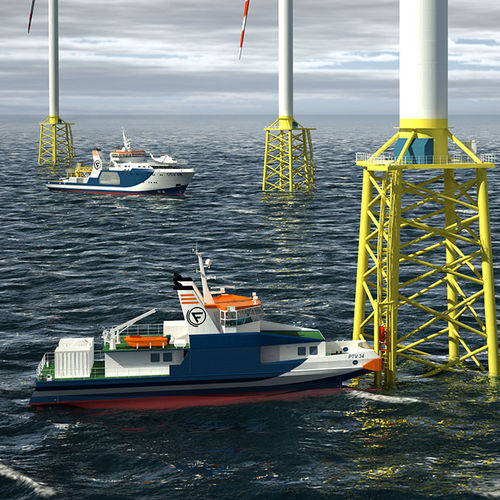 Buque de servicio offshore de transporte de tripulación - Seakat - Fassmer