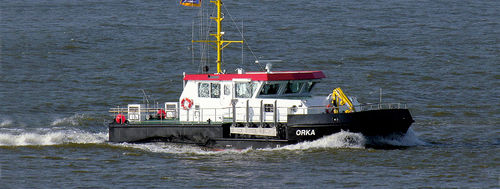 Barco profesional barco hidrográfico - ORKA - Fassmer - catamarán / intraborda / de aluminio