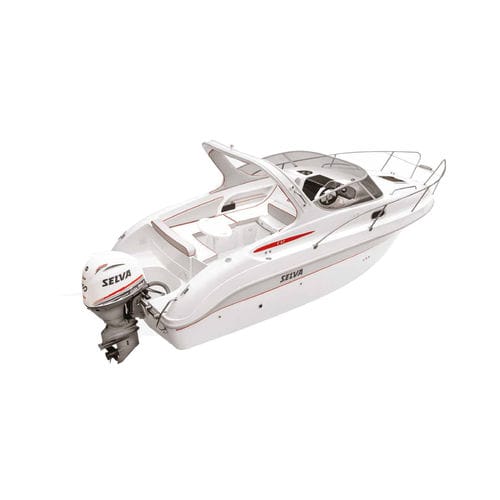 Cabin-cruiser fueraborda - C.6.7 PLUS - Selva Marine - Fiberglass - open / de fibra de vidrio / 8 personas máx.