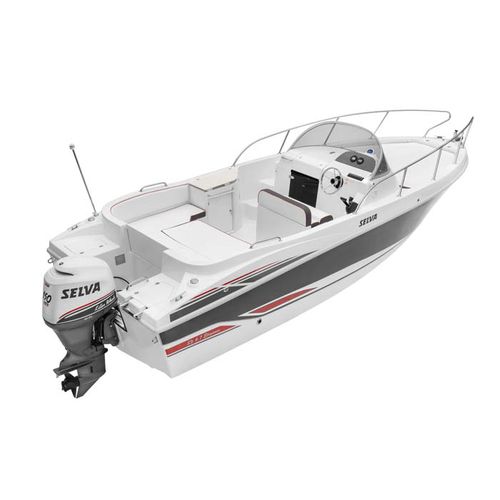 Walkaround fueraborda - SD 6.7 ELEGANCE - Selva Marine - Fiberglass - open / de fibra de vidrio / 7 personas máx.
