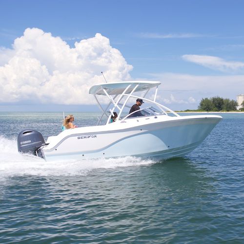 Runabout fueraborda - 226 TRAVELER - Sea Fox Boats - bow-rider / con doble consola / de pesca deportiva