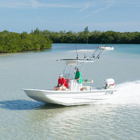Barco open fueraborda - 19SWS - Sea Chaser - con consola central / de pesca deportiva / con T-top