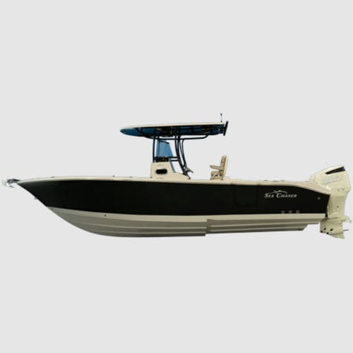 Barco open fueraborda - 27 HFC - Sea Chaser - eléctrico / con consola central / de alta eficacia