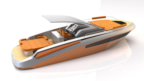 Barco cabinado intraborda - 38 WEEK END - ERYD YACHTS - bimotor / open / con doble consola