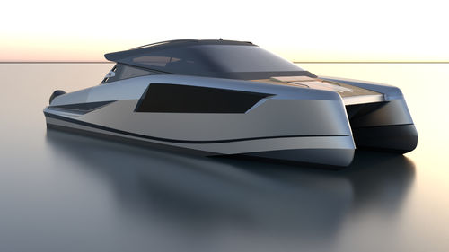 Barco cabinado catamarán - GARI 45 - ERYD YACHTS - intraborda / fueraborda / bimotor