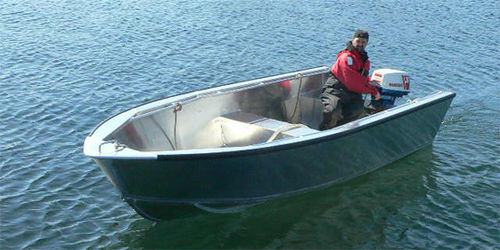 Barco profesional barco de trabajo - 16' Skiff - ABCO Industries Limited - fueraborda / de aluminio