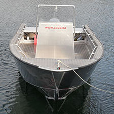 Barco profesional barco utilitario - 23' - ABCO Industries Limited - fueraborda / de aluminio
