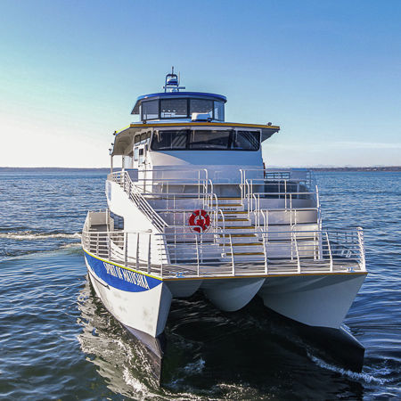 Ferri de pasajeros catamarán - Spirit of Matushka & Skana - All American Marine - de aluminio / hidroala