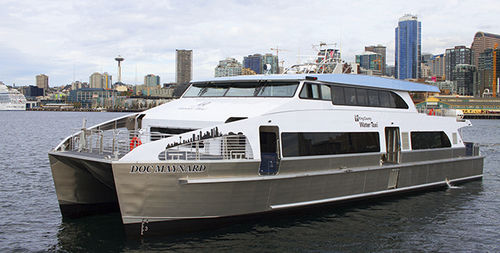 Ferri de pasajeros catamarán - King County - All American Marine - de aluminio