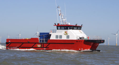 Buque especial de transporte de tripulación - Teknicraft  - All American Marine - para parques éolicos / de suministros / catamarán