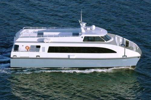 Barco profesional barco de pasajeros - York - All American Marine - catamarán / intraborda / de aluminio
