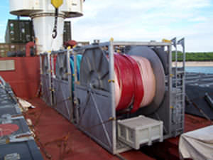 Enrollador de tubo para buque - ABLTS - Appleton Marine Inc