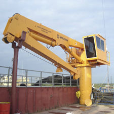 Grúa para buque - KB - Appleton Marine Inc - de cubierta / de brazo articulado