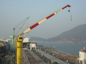 Grúa para buque - SB - Appleton Marine Inc - de cubierta