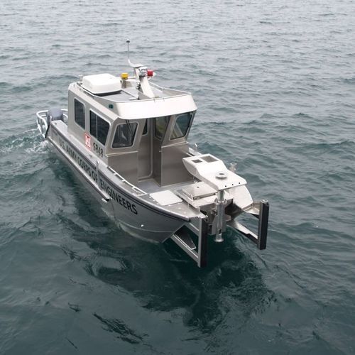 Barco profesional barco hidrográfico - 2409-CTC | LabCat - Armstrong Marine - catamarán / fueraborda / de aluminio