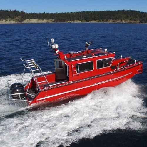 Barco profesional barco de bomberos - 3110-RCM - Armstrong Marine - catamarán / fueraborda / de aluminio