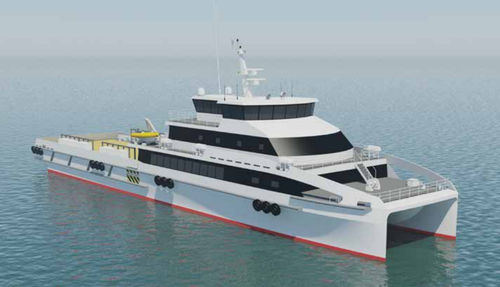 Buque de servicio offshore de transporte de tripulación - EXPRESS 57 - Austal USA - catamarán / de alta velocidad
