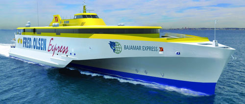 Car-ferry Ro-Pax - BAJAMAR EXPRESS - Austal USA - trimarán / de alta velocidad