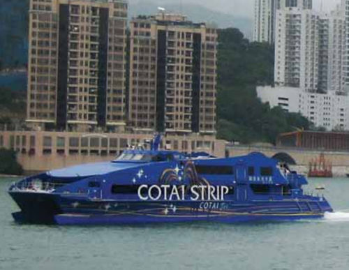 Car-ferry catamarán - THE COTAI STRIP COTAIJETS - Austal USA - de alta velocidad