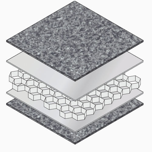 Panel sándwich decorativo - VENTURELITE® 2050 - Ayres Composite Panels - nido de abeja de aluminio / de aluminio
