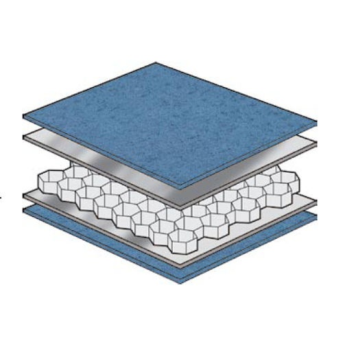 Panel sándwich para tabique de buque - AYRLITE® 2054 - Ayres Composite Panels - nido de abeja / de aluminio