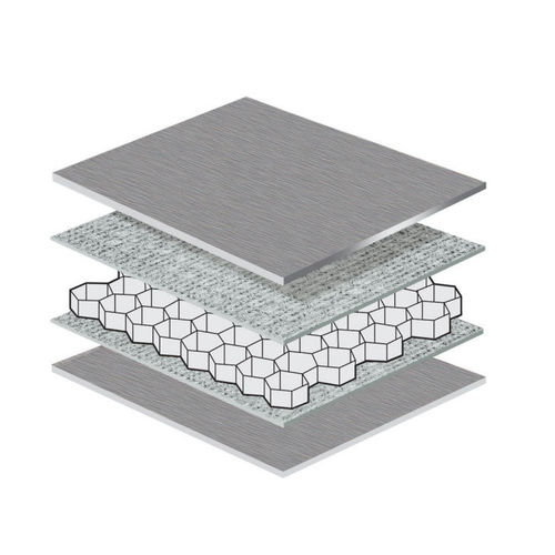 Panel sándwich para tabique de buque - AYRLITE® 2031  - Ayres Composite Panels - nido de abeja de aluminio / de aluminio / de acero inoxidable