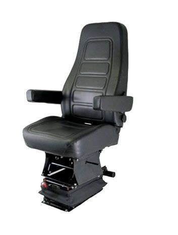 Asiento piloto - TORSION 380LX/OS - H.O. Bostrom - para buque / respaldo alto / con suspensión