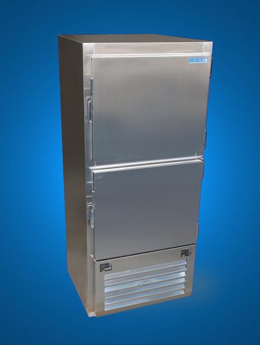 Refrigerador con congelador para barco - R9F9-2M-ADS-MLR / R9F9-2M-SN-MLR - Cospolich Refrigerator Co - colocación libre / de carga delantera / de acero inoxidable