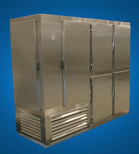 Refrigerador con congelador para barco - R28F50-2M-ADS-MLR / R28F50-2M-SN-MLR - Cospolich Refrigerator Co - colocación libre / de carga delantera / de acero inoxidable