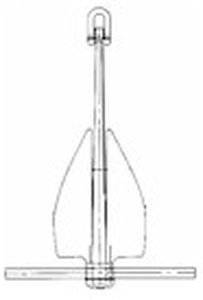 Ancla de tipo LWT - DCL Mooring and Rigging - para buque