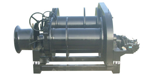 Chigre para buque - WATERFALL  - Coastal Marine Equipment Inc - con motor hidráulico / tambor doble