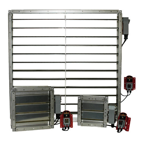 Compuerta cortafuego - Slimline - Delta T Systems, Inc.
