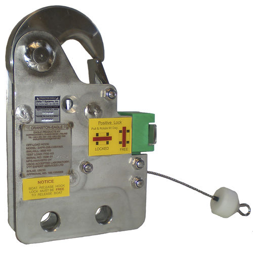 Gancho para barco - 200-ZAPR-356-C2B-VMX - Delta T Systems, Inc. - de apertura rápida / simple