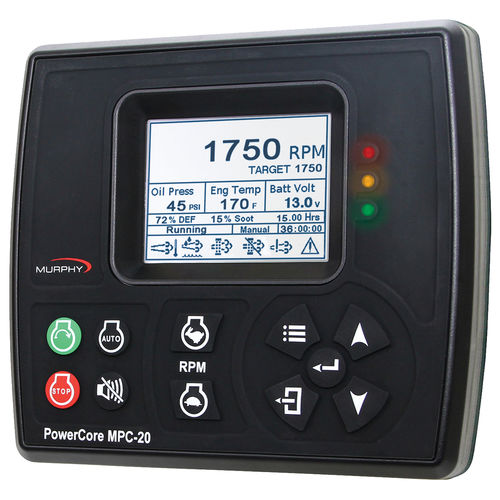 Panel de mando para barco - PowerCore® MPC-20 - FW Murphy - para motor / con alarma