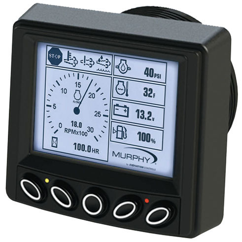 Visualizador para buque - PowerView® 380 - FW Murphy - para barco / multiusos / LCD