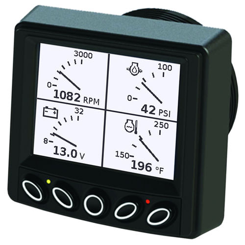 Visualizador para buque - PowerView® 350 - FW Murphy - para barco / multiusos / LCD