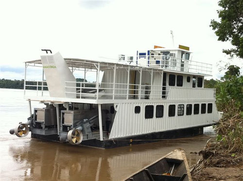 Propulsor acimutal - Silver Tsunami® - Hydraulic Marine Systems, Inc. - timón / montado en puente / para gabarra