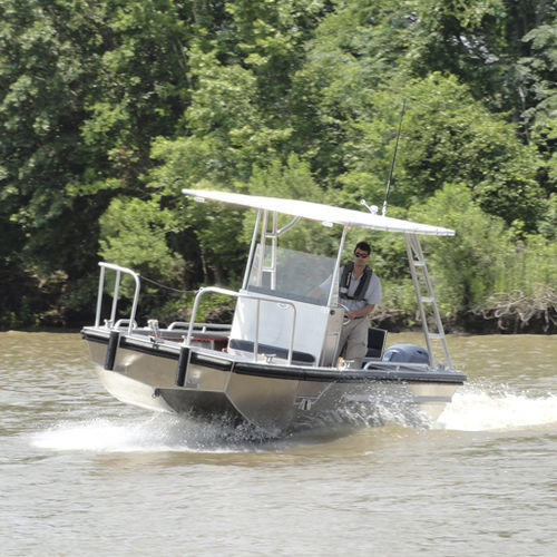 Barco profesional barco utilitario - 20 RESOLUTE - Metal Shark Aluminum Boats - embarcación de apoyo al buceo / fueraborda / de aluminio