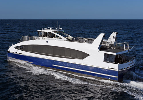 Ferri de pasajeros catamarán - Metal Shark Aluminum Boats